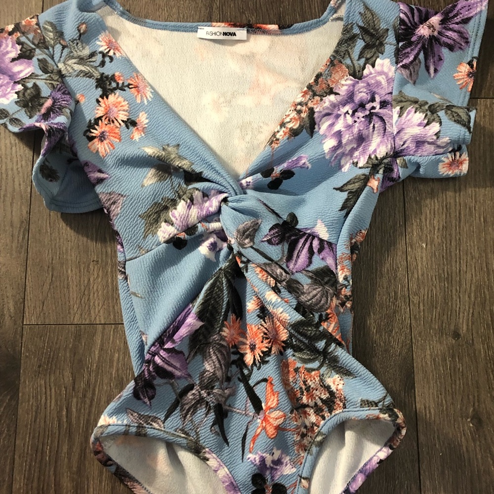 Fashionnova floral bodysuit